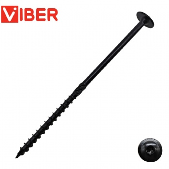 Black Rust Wafer Head Torx Drive Wood Building Screw