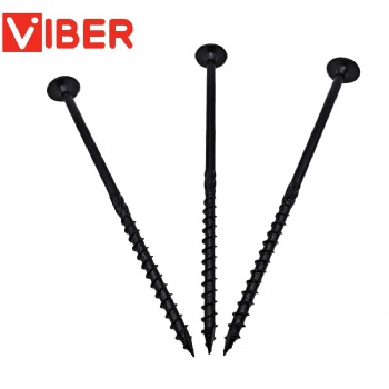 Black Rust Wafer Head Torx Drive Wood Building Screw
