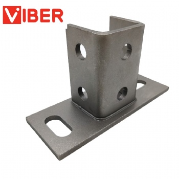 Accessory Strut Channel Post Base for PV Bracket