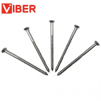 Cross Recessed Single Countersunk Head Stainless Steel Screw