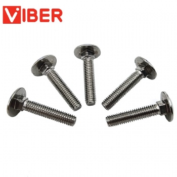 Full Thread Half Round Head Square Neck Bolt