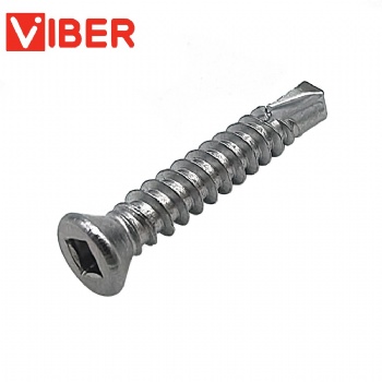 Square Drive Flat Countersunk Head Self Drilling Screw
