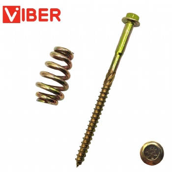 Russia Hex Flange Wood Screw with Spring Washer