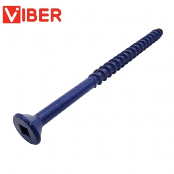 Square Drive Countersunk Head Chipboard Screw With 4 Ribs
