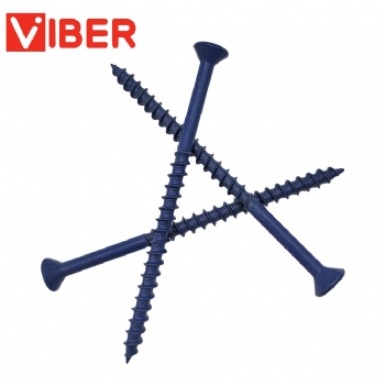 Square Drive Countersunk Head Chipboard Screw With 4 Ribs