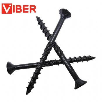 Steel Black Zinc Resistant Long Torx Drive Exterior Deck Screw