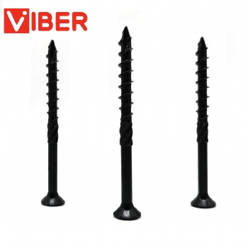 Steel Black Zinc Resistant Long Torx Drive Exterior Deck Screw