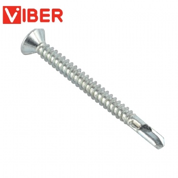 Flat Head Self Drilling Screw with Wings