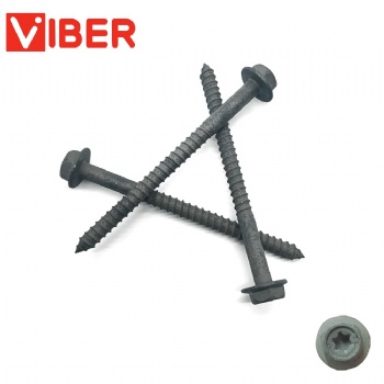 Hex Flanged Double Countersunk Head Wood Screw