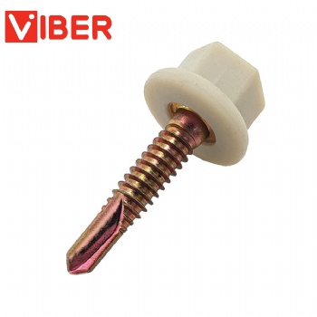 Hex Head Self Drilling Screw With Plastic Cap