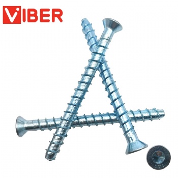 Recess Single Countersunk Head Concrete Screw