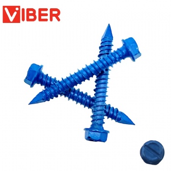 Slotted Hex Washer Head Concrete Screw