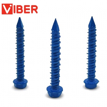 Slotted Hex Washer Head Concrete Screw