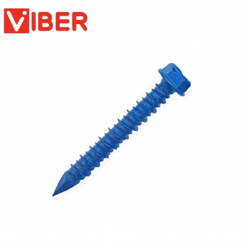 Slotted Hex Washer Head Concrete Screw