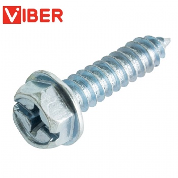 Phillips Slotted Hex Washer Head Sheet Metal Screw