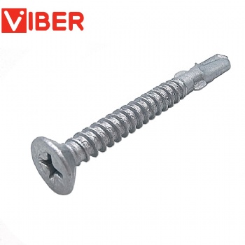 Ruspert Phill Drive Flat Head Self Drilling Screw With Wings