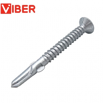 Ruspert Phill Drive Flat Head Self Drilling Screw With Wings