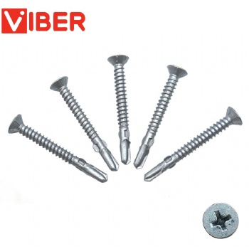 Ruspert Phill Drive Flat Head Self Drilling Screw With Wings