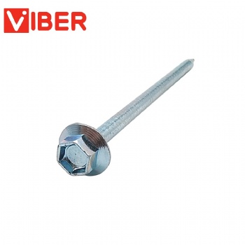 Hex Head Roofing Nail With Washer