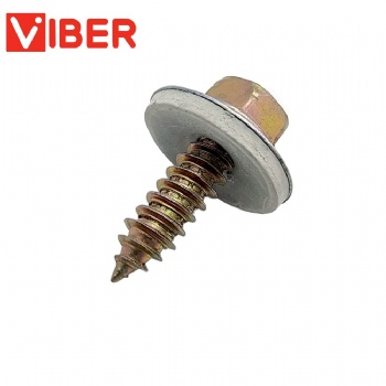 Israel Yellow Zinc Self Tapping With Grey Bonded Washer