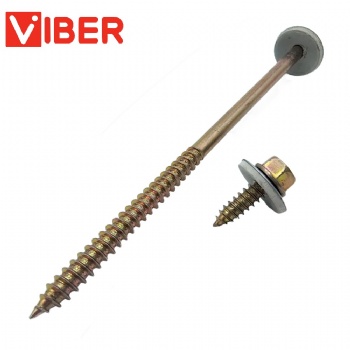 Israel Yellow Zinc Self Tapping With Grey Bonded Washer