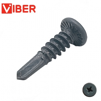 Phill Drive Flat Head Self Drilling Screw Serration Under Head