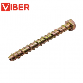 Zinc-Plated Flange Head Wood Thread Concrete Screw Bolt