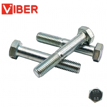 Half threaded hexagonal bolt