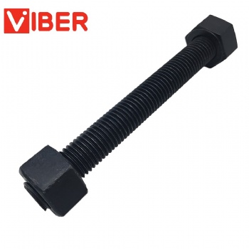 Double Ended Stud Bolt with Heavy Duty Hex Nuts