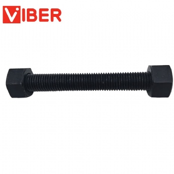 Double Ended Stud Bolt with Heavy Duty Hex Nuts